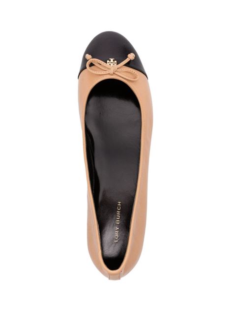 Ballerine con fiocco in beige e nero -  TORY BURCH - donna TORY BURCH | 154513200